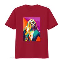 Vintage Lady Gaga T Shirt for Youth with Long Sleeve and Toddler Size vintage Washed Comfortable streetwear Casual S blue