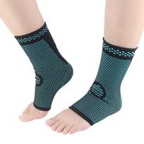 High Elastic Breathable Nylon Knit Sports Ankle Brace - Anti-Sprain Protector for Basketball Medium (35-37 size)