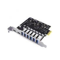 USB 3.2 and Type C PCI-E Expansion Card PCIE to USB Controller 6Port + 2Port USB-C 3.2 PCI-E Card A