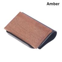 Car Air Freshener Wooden Deodorizer Vehicle Odor Remover Auto Scent Diffuser Long-Lasting Car Freshening Amber Scent Refill brown