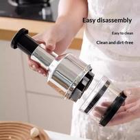 Manual Garlic Press 304 Stainless Steel Chopper Mincer Rustproof Durable Crusher for Home Restaurant Kitchen Use one size