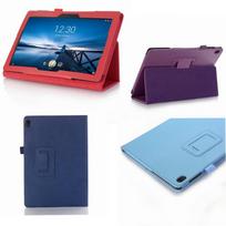 Applicable Lenovo E10 tablet leather case Tab E10 tablet PC lychee pattern all-inclusive bracket protective leather case Lenovo tab e10 rožinė