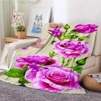 Raudonos Rožės Vandens Lašeliai Flanelinis Pledas Valentino Dienos Dovana Mergaitėms Moterims Karaliaus Karalienės Dydžio Sofai Sofa Svetainei 70x100cm-XS brown