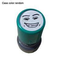 New Prank Trick Engraved Funny Seal Stamp Self-Inking Printing Children Stamp Creative Novetly Face Memes Seal Clear Stamps