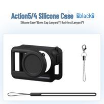 DJI Osmo Action 4/5/6 Silicone Case and Lens Cover for Sports Cameras