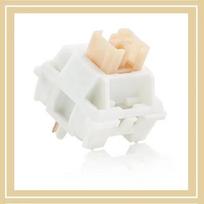 Outemu Cream Yellow Pro Switch 5 Pins 50g HP Tactile Silent Mechanical Keyboard Switches Custom Gaming Switch Mute Office PC DIY 10 PCS