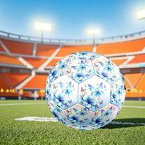 1pc Fairy Garden Size 5 Soccer Ball Professional Match Training Football Indoor &Outdoor Sports Ball Training Ball Lightweight Durable y93 Size 5