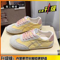 Leather flat-soled Dexun shoes women's shoes summer new Forrest Gump shoes women's casual sports shoes soft-soled versatile board shoes 35