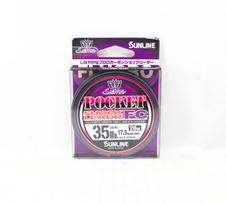 Sunline Fluorokarboninis Pavadėlis Kišeninis FC Shock 20m #8 35lb 0.470mm (6589) gryna