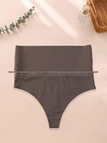 High-Waisted Seamless Shaping Tummy Control Thong for Women Medium