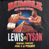 Mike Tyson VS Lewis Boxing Men T-Shirt Tee All Sizes 1F82 Unisex T-Shirt S