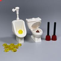 MOC Bricks urinals Toilet Household public Bathroom shopping mall masket Scene Furniture Educational Constructing Blocks DO-IT-YOURSELF Playthings 1 set