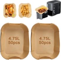 Hot Air Fryer Paper for Ninja Double Stack XL Oil-Free Rectangular Disposable Air Fryer Baking Paper