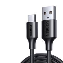 Ugreen USB-C to USB-A Fast Charging Cable juoda spalva