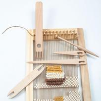 5pcs/6pcs Weaving Loom Tools Set Wood Knitted Crochet Gifts for Kids 6 Pieces
