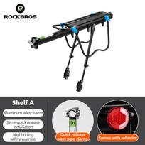 ROCKBROS Bike Rack Aluminum Alloy MTB Bike Bicycle Carrier Holder Luggage Rack Trunk Detachable Bike Rear Shelf Racks Holder Regular A