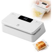 Mini Bag Sealer Magnetic, 2026 New Mini Bag Sealer Portable, Adjustable Bag Resealer for Kitchen, Pocket Size Heat Sealer for Students (White, 1) balta