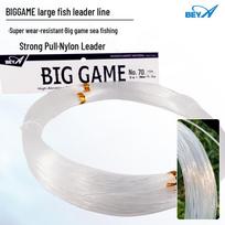 100m Wear-Resistant Nylon Leader: Monofilament Fishing Line for Big Game & Sea Fishing No. 150 - 139kg tension (2.02mm diameter)