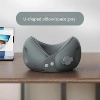 U-Shaped U-Shaped Neck Pillow Washable Portable Design Travel Neck Pillow Inflatable Adjustable Sleep Nap Pillows Travel Use