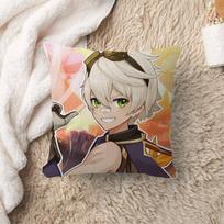 Bennett Genshin Impact Lucky Dragon pillow cover sofa cushion cover home room decoration children gift 30x30cm