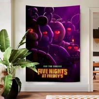 Fnaf Five-nights-At-Freddys Anime Tapestry Hippie Flower Wall Carpets Dorm Decor Cheap Hippie Wall Hanging 60x90 cm