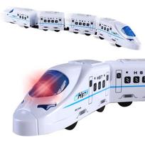 Flash muzika vaikams žaislai Automatinis vairavimas Traukinio modelis Mažas elektrinis žaislas