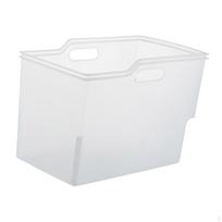 Virtuvė Organizer Bin Sandėliavimo Dėžutė Sandėlio organizavimas Buitinis šaldiklis Clear Small white