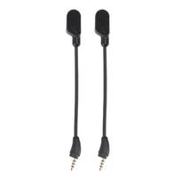 2 vnt. žaidimų ausinių mikrofonas, tinkantis HyperX Cloud III laidinėms žaidimų ausinėms, su triukšmo slopinimu 3.5