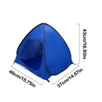 Dog Camping Tent Foldable Pet House Waterproof Shelter Outside Cat Dog Outside Shade Tent For Patio Outings Backyard M mėlyna