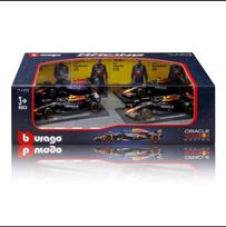 Bburago 1:43 Ferrari F1 metalinių modelių rinkinys - 4 vnt. Kolekcionuojami lenktyniniai automobiliai Žaislas Kalėdinės Gimtadienio Dovanos F1 Gerbėjams Stalo Dekoras