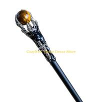 92MF Halloweens Walking Canes,Wizard Staff Costume Accessories Dragon Claws Orb Staff Scepters for Pretend Play Cosplays