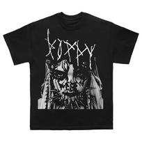 Autentiški aguonų išblukęs veidas artas vaizdas marškinėliai S-2XL NAUJI 2XL gray