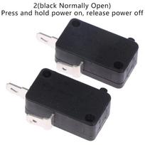 (YY)2Pcs 2025 New KW16(5)A 250VAC Microwave Oven Door Micro Normally Open Normally Close Switch Door Interlock