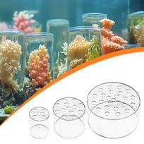 Acrylic Protective Coral Feeder Dome Reef Feeding Shield for Aquarium Smart Fish Feeder Support S