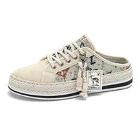 Baotou semi-drag summer breathable casual shoes new casual foot cover deodorant sandals 39 smėlis