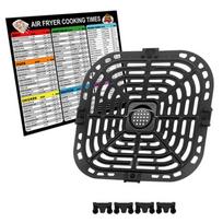 Replacement Tray Air Fryer Accessory Part Grilling Pans Suitable for Kitchen 1 gray