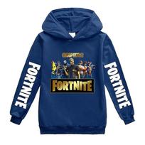 Vaikiški džemperiai su gobtuvu berniukams Fortnite džemperis su gobtuvu medvilniniai džemperiai pavasariniai drabužiai mergaitėms ilgomis rankovėmis viršūnės vaikiški kasdieniai drabužiai 100 juoda