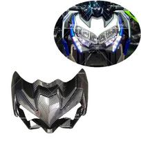 Carbon fiber coating Front Upper Nose Headlight Fairing Cowls Cover Set Fit For KAWASAKI Z 900 ZR900 Z900 2020 2021 2022 2023