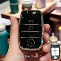 Key Fob Cover for Kia Forte Koup Niro Optima Rio Sorento Soul Sportage Keychain Lanyard