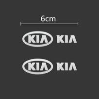 AANW1 Car Metal Reflective Wiper Decals Emblem Stickers Car Accessories For Kia Rio Soul Sorento Ceed Sportage Picanto Cerato Optima