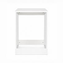 Baltas akmuo Skalbimo mašinos spintelė Balta | Skalbimo mašinos apdaila Vietos taupymas Skalbykla 70x70x92 cm balta