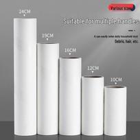 Dulkes sugeriantis nuplėšiamas pūkų surinktuvas, papildymas (10/16/19/24/36 Ritiniai) 10CM Domestic Replacement Core [55 Sheets] balta