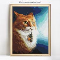 5D „pasidaryk pats“ deimantinis piešimas gyvūno katės kalnų krištoliniam akmeniui paveikslas Deimantinis piešimas pilnas apvalus siuvinėjimas kryželiu 20X30CM