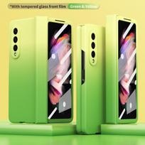 Tikslus iškirptas sulankstomas telefono dėklas, skirtas Samsung Galaxy Z Fold 3 4 Fold4 5g Fold3 Fold2 Fold 2 dangtelis su Temprepred stiklo plėvele for Galaxy Z Fold 4