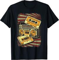 Retro Vintage Boombox 80'S Music Radio Boombox Unisex T-Shirt S