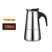 Stainless Steel Italian Moka Pot - European Espresso Maker in Stock Coffee Pot