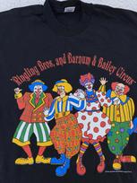 Vintage Ringling Bros Barnum Bailey Circus Shirt Mens M/L Clown Graphic 90s S white