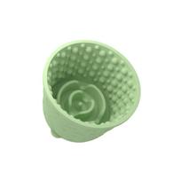 Large Slow Feeder Bowl for Pets Silicone Anti-Choke Slow Eating Bowl Designed to Reduce Eating Speed and Aid Digestion for Dogs and Cats one size žalia