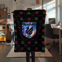 1Pc FC Rubin Kazán Print Flannel Blanket High Quality Warm Comfortable Cover for All Seasons Perfect for Gifts Home Decor 80cm x 120cm