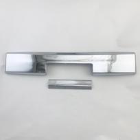 New Paste Style Car ABS Chrom Accessories Plated Rear Trunk Lid Cover Trim For Mitsubishi Triton L200 2019 2020 2021 2022 2023 tamsiai pilka spalva